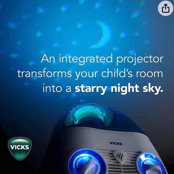 Vicks Starry Night Humidifier - Picture 5 of 6